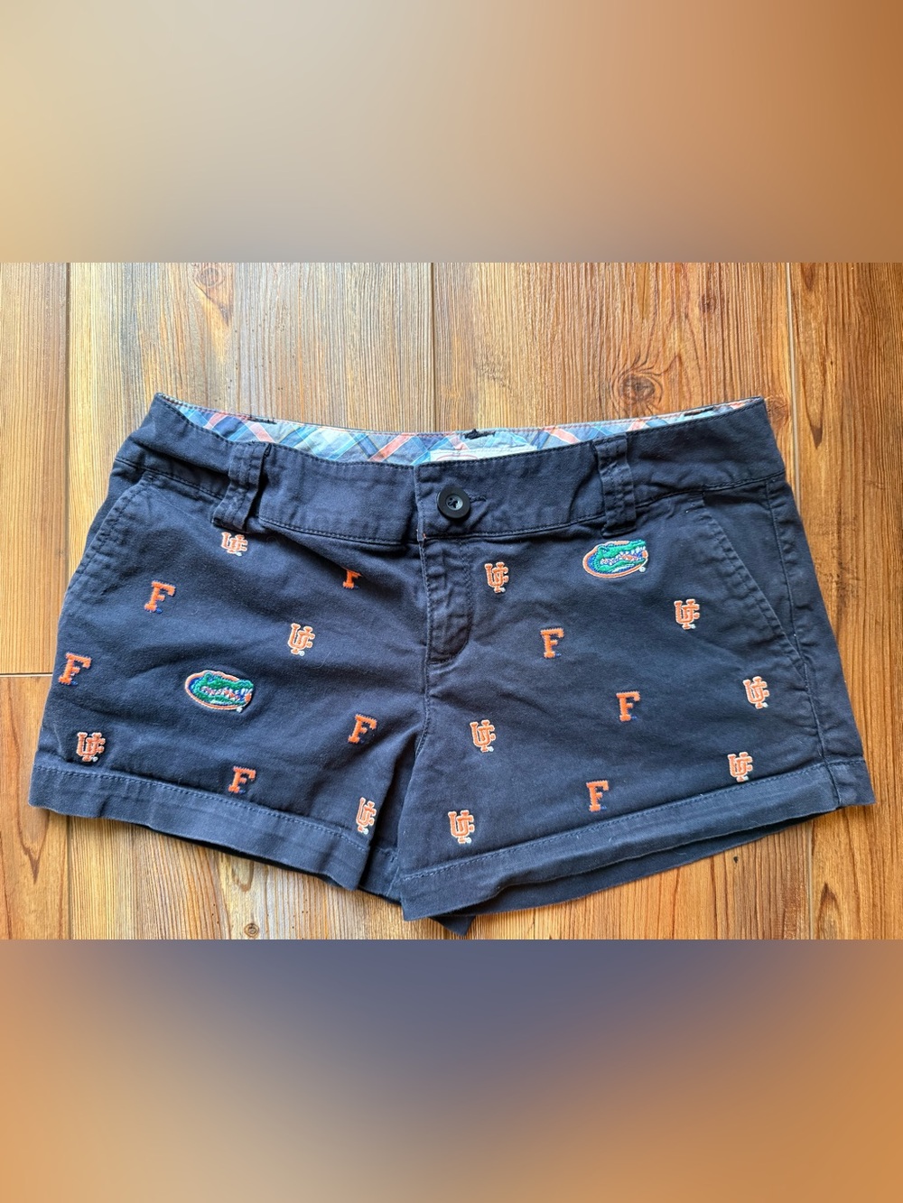 College Classics Florida Gators Embroidered University Logo Shorts.  Sexy